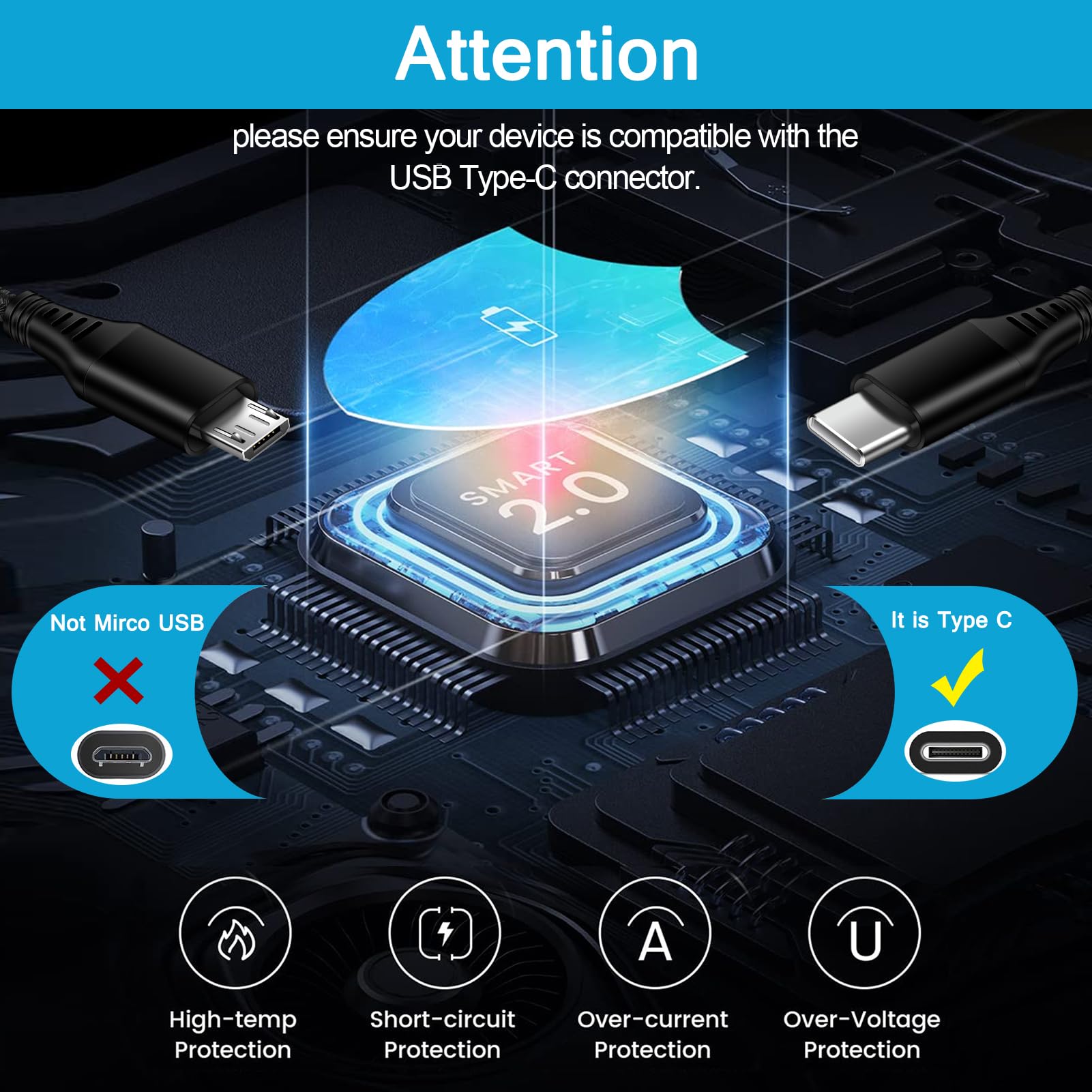 Android Auto USB Type C Cable for Car,(3FT+6FT) Retractable USB A to USB C Cable Fast Charging Car Coiled Cord for Google Pixel 8a 8Pro 8 7a 7 6 5,Samsung Galaxy A55 A35 S24 A15 A03s S23 S22,iPhone 15