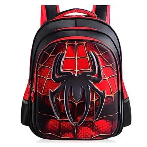 zrutpim lightweight waterproof school backpack for kids,3d cartoon kids backpack for school boys girls kindergarten elementary toddler backpack(red)