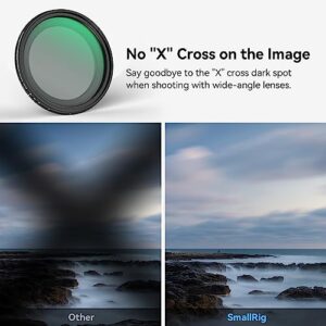 SmallRig 52mm Magnetic Variable ND Filter ND2-ND32 (1-5 Stops) No X Cross HD Optical Glass Waterproof Scratch Resistant Magnetic Adjustable Neutral Density Filter for Phone - 4215
