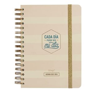mr. wonderful, wonder planner 2023-2024 pink diary, every day can be my day