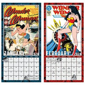 2024 DC Comics Wonder Woman Wall Calendar & Push Pins