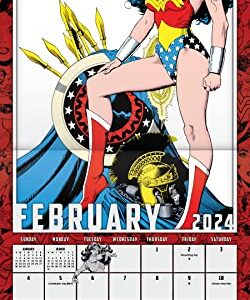 2024 DC Comics Wonder Woman Wall Calendar & Push Pins