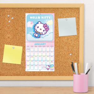 2024 Hello Kitty Mini Wall Calendar & Push Pins