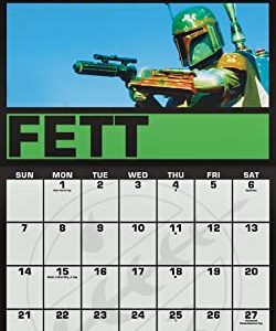 2024 Star Wars: Saga Mini Wall Calendar & Push Pins