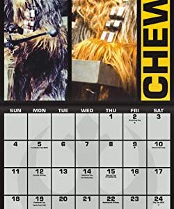 2024 Star Wars: Saga Mini Wall Calendar & Push Pins