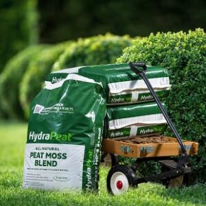 HydraPeat Peat Moss (Large) - 2.75 Cu Ft of All-Natural Reduced Peat Blend Soil Media - 1.1 Compressed Pack Size