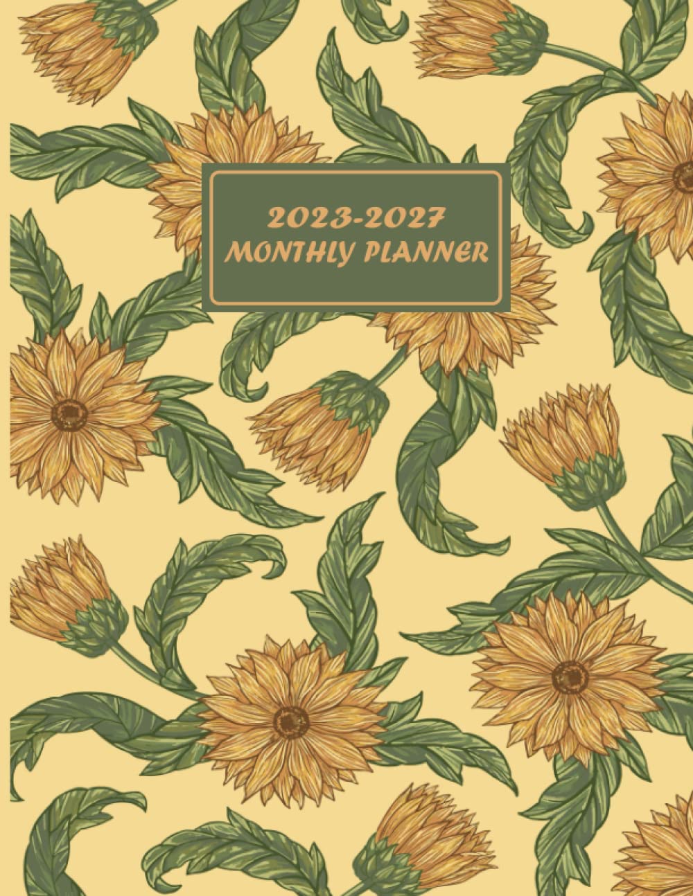 Monthly Journal 2023-2027: Monthly Planner and Appointment Notebook, Agenda Schedule Organizer with work or personal use