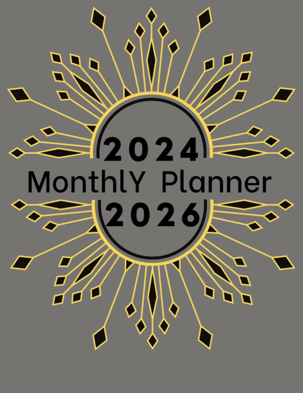 2024-2026 Monthly Planner 3 years: Agenda January 2024 to December 2026 Schedule Organizer and Appointment Notebook with Federal Holidays 3 Year Monthly Calendar.Size 8,5x11 inches