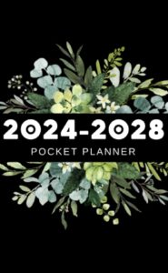 2024-2028 pocket planner: 5 years monthly and weekly calendar from january 2024 to december 2028 for purse