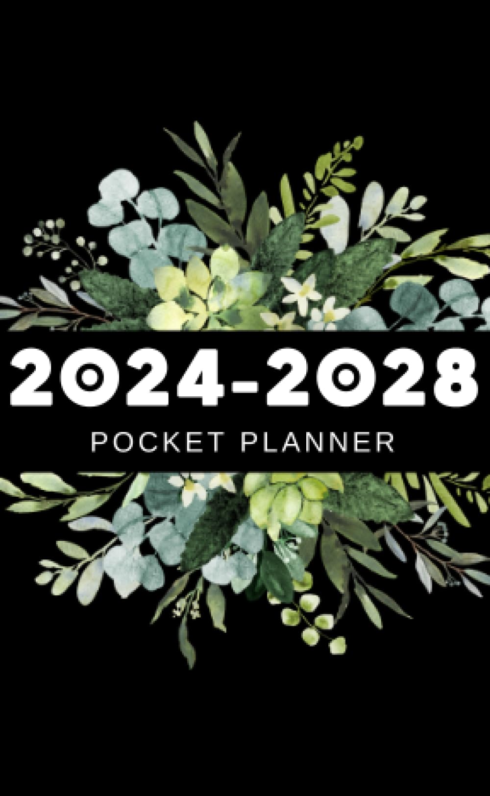 2024-2028 Pocket Planner: 5 Years Monthly and Weekly Calendar From January 2024 To December 2028 for Purse
