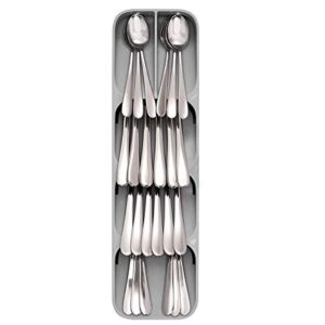 Compact Cutlery Silverware Organizer Kitchen Drawer Tray, Small, Nude Color