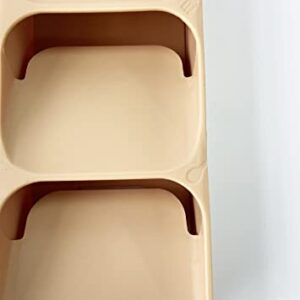 Compact Cutlery Silverware Organizer Kitchen Drawer Tray, Small, Nude Color