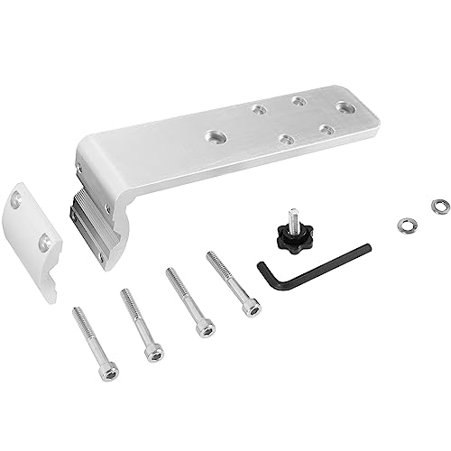 EnRand 58182 Stow N' Go Grill Rail Mount,Replacement for Any Kuma BBQ Grill Inboard/Outboard Marine Rail Mount Grill Bracket Kit