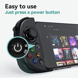 ShanWan Mobile Game Controller for Android, Bluetooth Wireless Gamepad Designed for Xbox Game Pass Ultimate, Steam Link, GeForce NOW (For Android, Black-2)