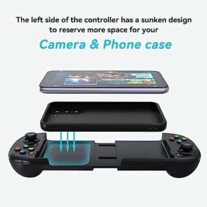 ShanWan Mobile Game Controller for Android, Bluetooth Wireless Gamepad Designed for Xbox Game Pass Ultimate, Steam Link, GeForce NOW (For Android, Black-2)