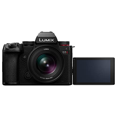 Panasonic LUMIX S5 II Mirrorless Camera with Lumix S 20-60mm f/3.5-5.6 Lens Bundle with 128GB SD Card, Shoulder Bag, Extra Battery, 67mm Filter Kit, Cleaning Kit