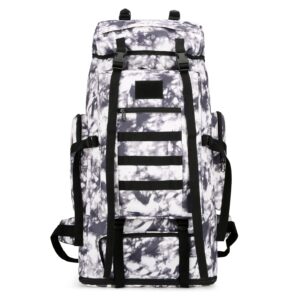 W WINTMING Hiking Backpack for Men 70L/100L Camping Backpack Military Rucksack Molle 3 Days Assault Pack for Climbing