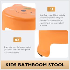 Ipetboom Step Stool, 1 Pc Bathroom Stool Toilet Step Stool Anti-Skid Step Stool Potty Training Aid