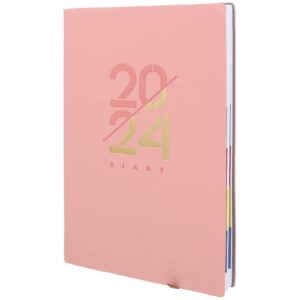 cabilock 2024 agenda book weekly schedule planner daily to do list notepad 365 journal planner monthly schedule planner 2024 planner book 2024 daily planner a5 write a book paper portable