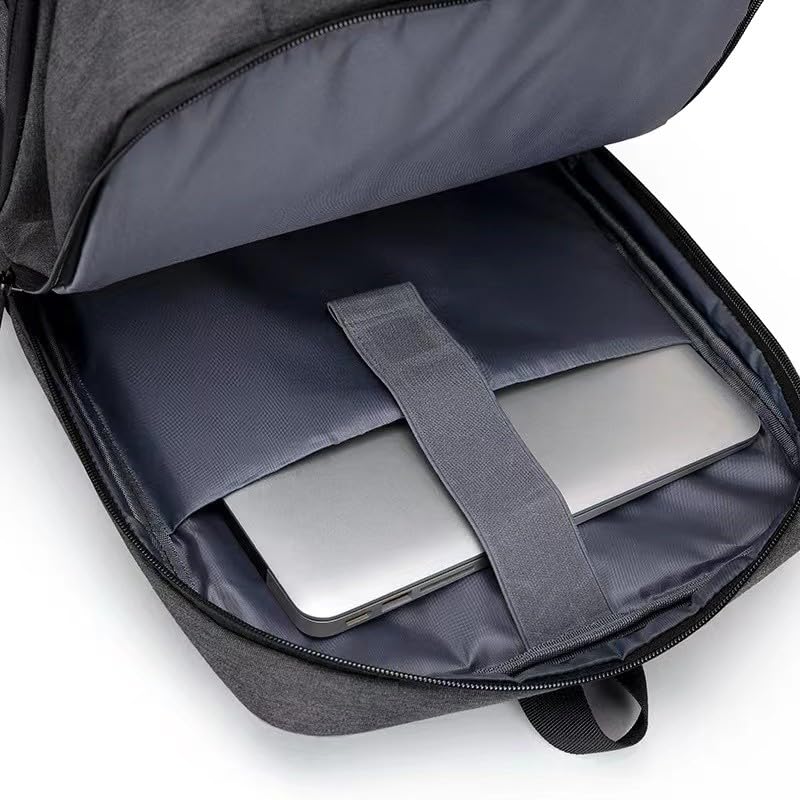 Jkzvicis 16in laptop bag,Black Backpack with USB Charging Port，Travel Laptop Bag,Backpack for Laptop,Lightweight and Waterproof, Unisex Shoulder Laptop Bag，Travel bag