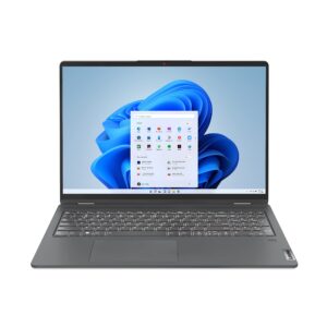 Lenovo Newest IdaePad Flex 5 16" 2-in-1 Laptop, 2.5K Touchscreen, Intel Core i7-1255U(> i7-1165G7), 16GB RAM, 1TB NVMe SSD, Backlit Keyboard, Fingerprint, WIFi6, Thunderbolt 4, Win 11,CUE Accessories