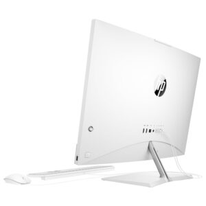 HP Pavilion 27 Business All-in-One, 27" FHD Screen, AMD Ryzen 5 5625U, 16GB RAM, 2TB SSD, Webcam, HDMI, Wi-Fi 6, Wired Keyboard & Mouse, Windows 11 Pro, White