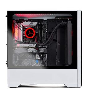 Skytech Gaming Skytech Blaze Gaming PC Desktop – AMD Ryzen 7 5700X 3.4 GHz, NVIDIA RTX 4060 Ti, 1TB NVME SSD, 16GB DDR4 RAM 3200, 650W Gold PSU, 240mm AIO, 11AC Wi-Fi, Windows 11 Home 64-bit