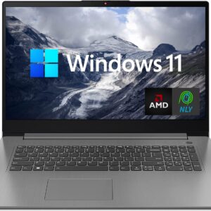 Lenovo 17.3 inch IdeaPad 3 Laptop with Fingerprint Reader, Full HD IPS Display, AMD Ryzen 5 5625U Processor (6 Cores, up to 4.3GHz), 24GB RAM, 1TB SSD, HDMI, Wi-Fi 6, NLY MP, Windows 11 Grey