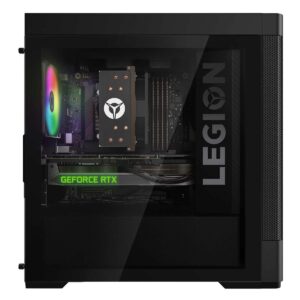 Lenovo Legion T5 Gaming Tower Desktop Computer - 12th Gen Intel Core i7-12700K 12-Core up to 5.0 GHz Processor, 64GB DDR5 RAM, 1TB NVMe SSD + 1TB HDD, GeForce RTX 3070 8GB Graphics, Windows 11 Pro