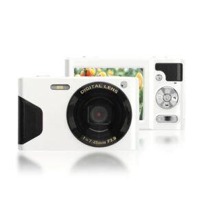 digital camera, 1080p 30mp 8x zoom photography digital camera built in fill light, 2.7 in lcd screen, easy to use pocket camera for recording the good moments of life
