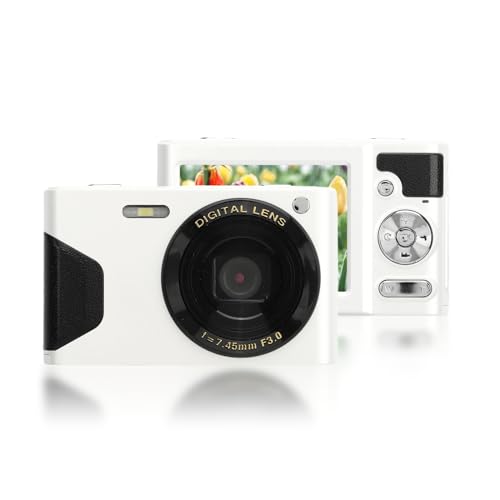 Digital Camera, 1080P 30MP 8X Zoom Photography Digital Camera Built in Fill Light, 2.7 in LCD Screen, Easy to Use Pocket Camera for Recording The Good Moments of Life