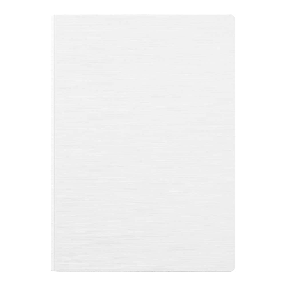 Midori 22280006 Flat Diary Notebook, 2024, A5, Monthly, White, Starts October 2023 (A5)