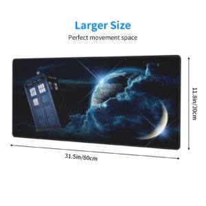 Mouse Pad 11.8x31.5 Protector Anime Rectangle Waterproof Oversized Dining Table Mat Gaming Non-Slip Rubber Mat