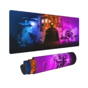 Mouse Pad 11.8x31.5 Protector Anime Rectangle Waterproof Oversized Dining Table Mat Gaming Non-Slip Rubber Mat