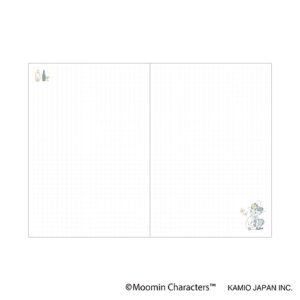 Kamio Japan Moomin Notebook, 2024 B6 Monthly Moomin House 302803 (Begins October 2023)