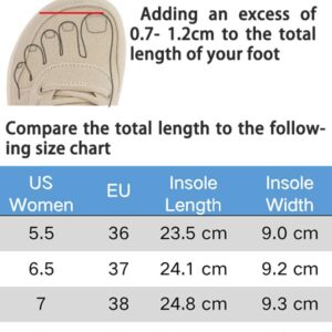 WHITIN Women's Barefoot Sneakers Wide Toe Box Casual Minimalist Minimus Zero Drop Sole Shoes Size 9 Walking Athletic Training White 40