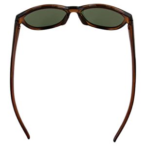 Islander Eyes Gili Polarized Sunglasses Retro Style Brown Frame w/Grey Lens