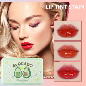 6-Color Korean Lip Tint Set - Watery, Velvet Matte Lipsticks for Lips and Cheeks - Long-Lasting, Non-Stick, Shimmery