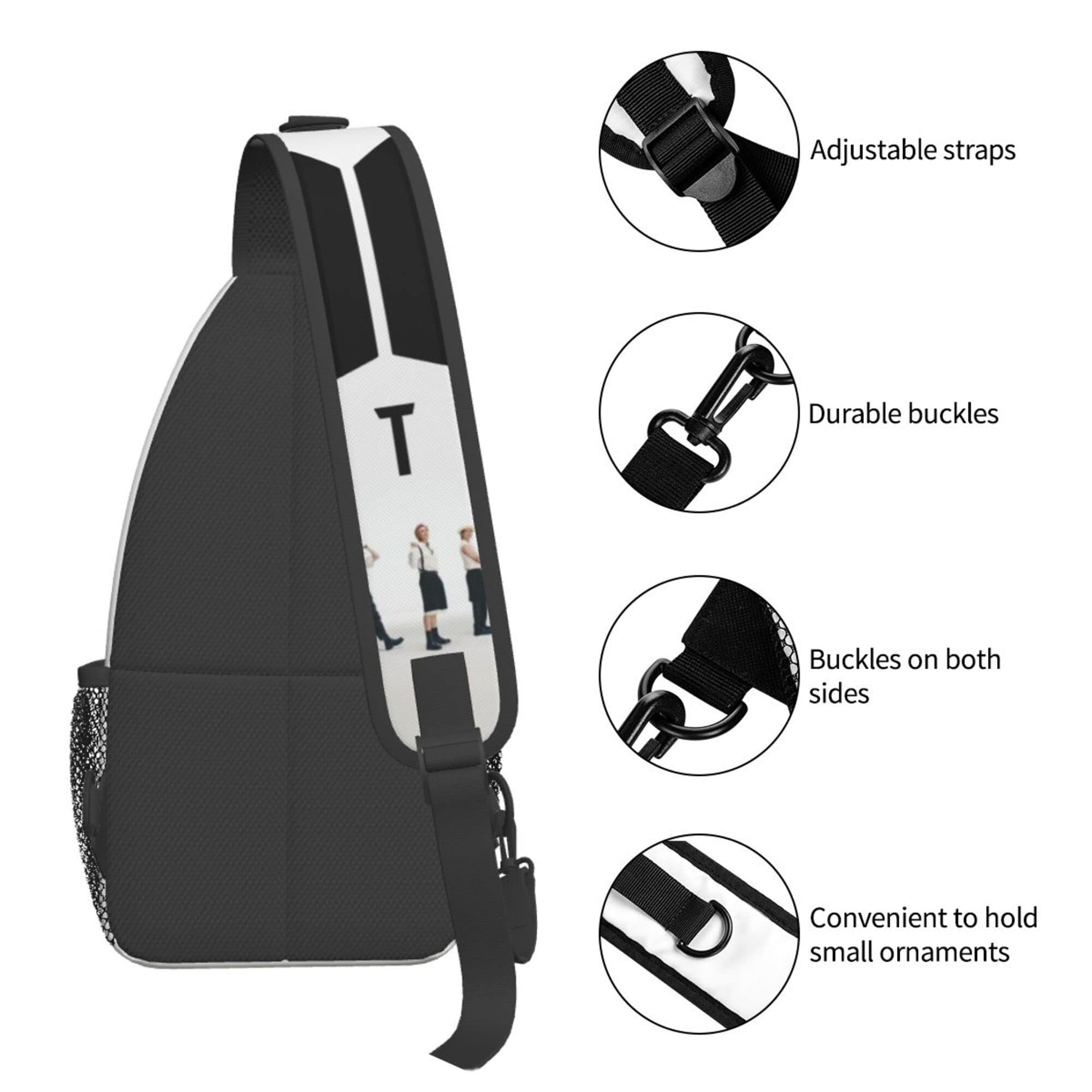 SSNDFVY Women & Men Anime Cartoon Large Capacity Sling Bag Crossbody Bags Backpack Shoulder Bag Chest Bags For Travel Hiking Gym Outdoor-A20
