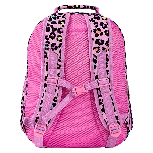 Choco Mocha 17inch Cheetah Backpack + Lunch Bag