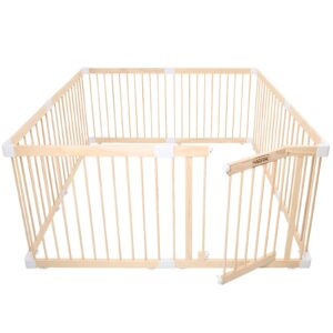 harppa baby gate playpen baby fence for babies and toddlers baby play yards for play area (60x73x24 inches)