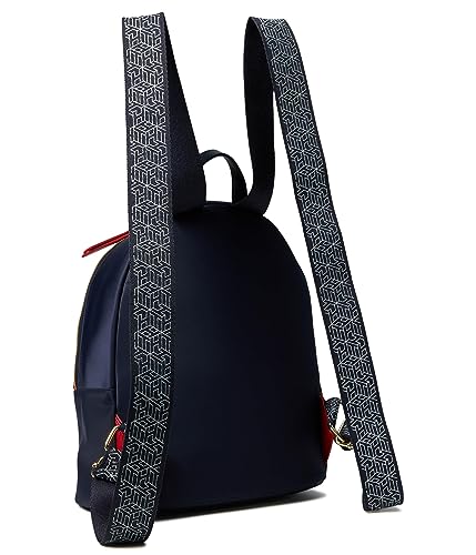 Tommy Hilfiger Leanna Backpack Nylon Color-Block Red/White/Blue One Size