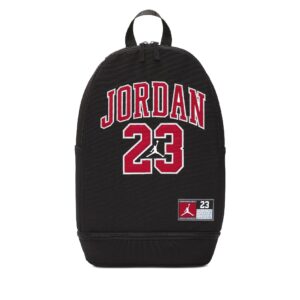 jordan backpack jersey black/red, black