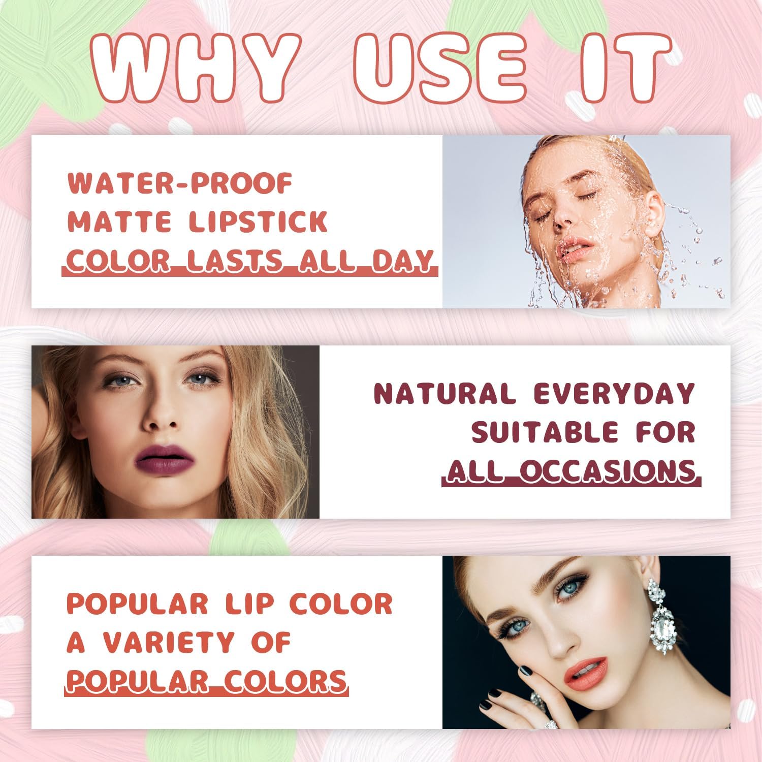 6 Colors Matte Lipstick Set,Natural Nude Lipstick Lip Makeup Kit, Velvet Nourishing Lip Gloss, Non-Stick Cup Long Lasting Not Fade Waterproof Lip Stain Liquid Lipstick Gift Set For Women (SET A)