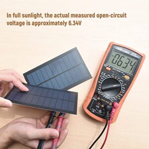 Soshine 10pcs Small Solar Panels - 1.8w 5.5v Mini Solar Panels with High Performance Monocrystalline for Solar Light,Science Project