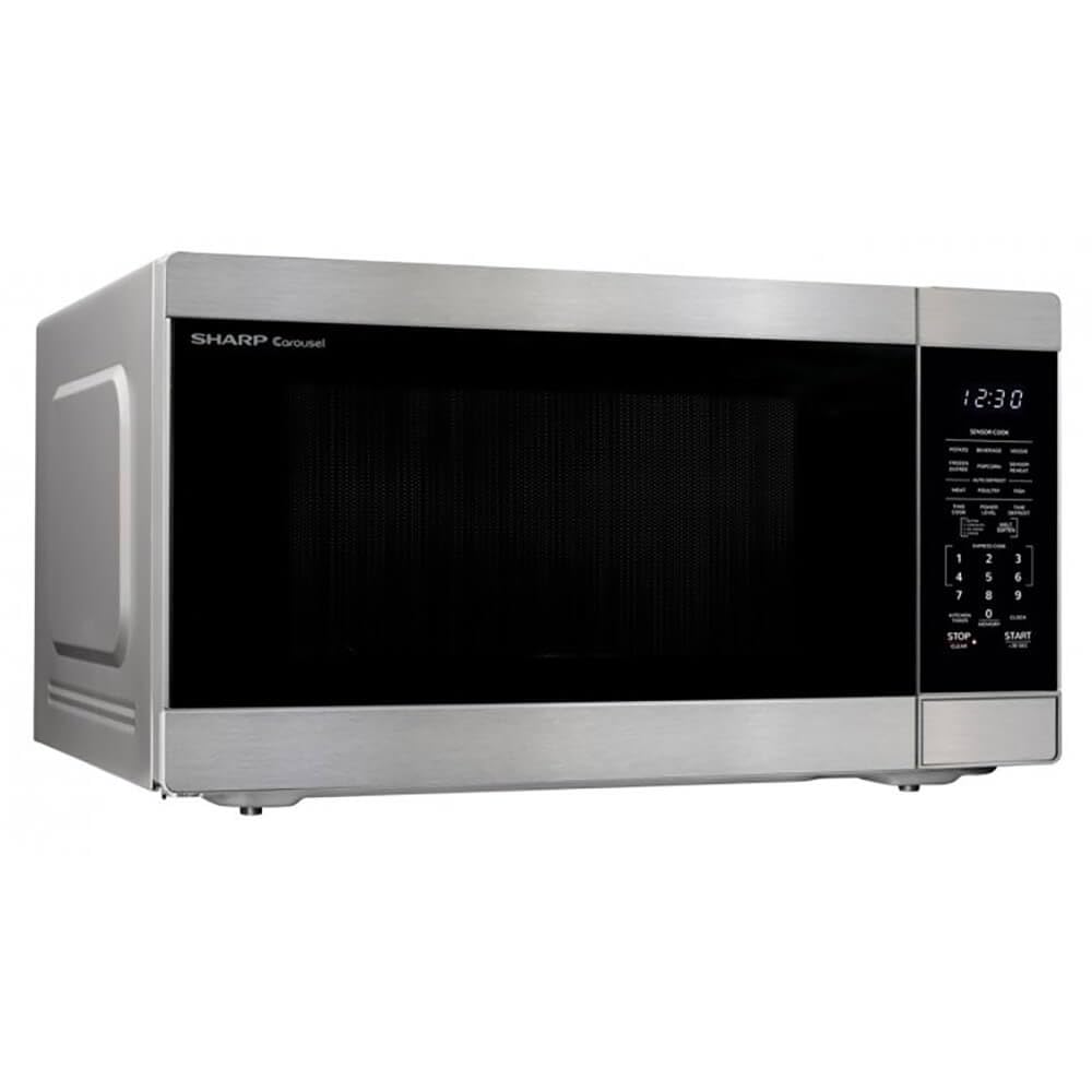 Sharp 2.2-Cu. Ft. Countertop Microwave Oven, Stainless Steel (Smc2266hs)