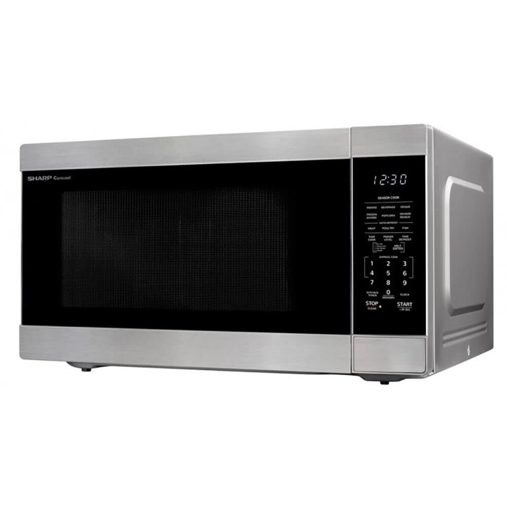 Sharp 2.2-Cu. Ft. Countertop Microwave Oven, Stainless Steel (Smc2266hs)