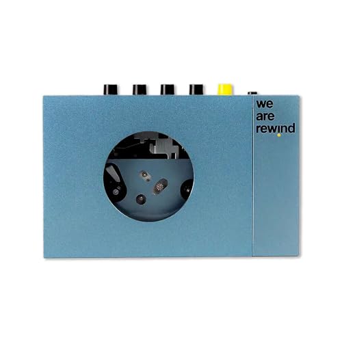 We Are Rewind Portable Cassette Player (Kurt - Blue)