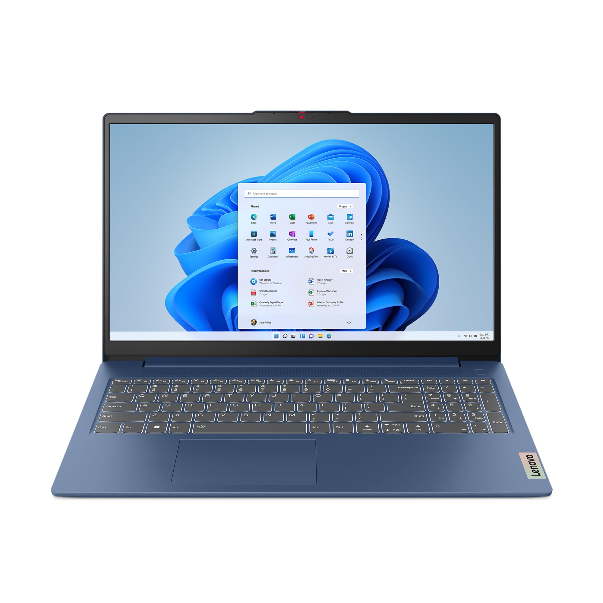 Lenovo IdeaPad Slim 3 - (2023) - Everyday Laptop - Lightweight - Windows 11-15.6" FHD - 8GB Memory - 256GB Storage - AMD Ryzen 5 7520U - Abyss Blue