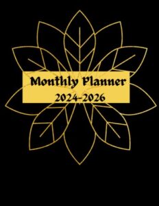 2024-2026 comprehensive monthly and weekly planner: three year calendar, 36 months schedule and organizer from january 2024 to december 2026. size 8. 5x11,100 pages